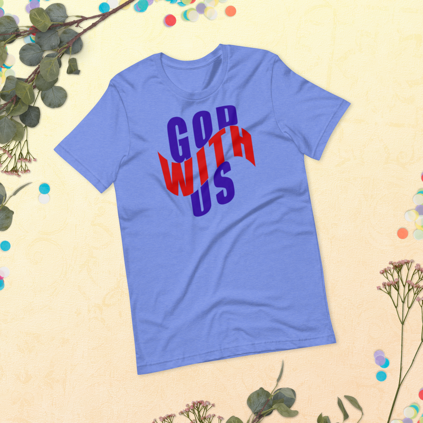 Unisex God With Us July 4th Shirt